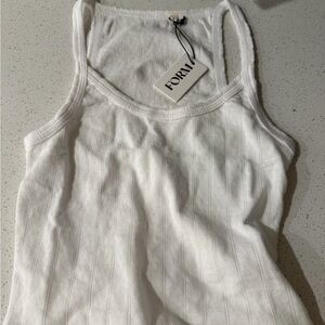 FORM Pointelle Tank Top